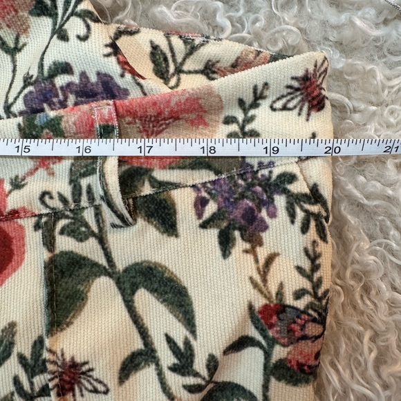 CIDER NWT CORDUROY FLORAL WIDE LEG OVERALLS 1X - Picture 7 of 7